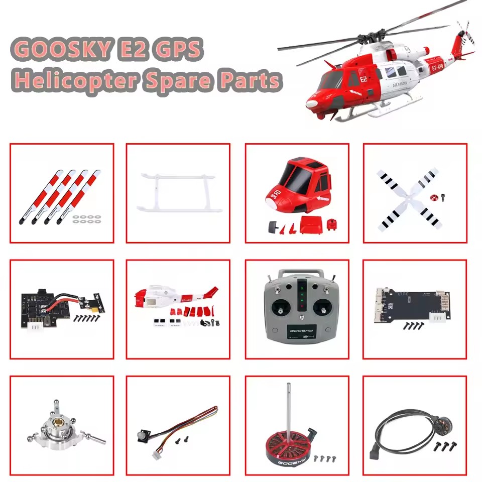 Rc Helicopter Bag - GOOSKY E2 GPS UH-1Y Suku Cadang