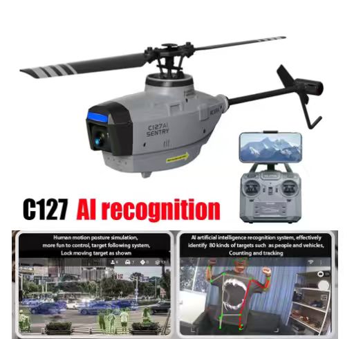 Rc Helicopter Single Rotor - RC ERA C127AI Helikopter Brushless 4CH