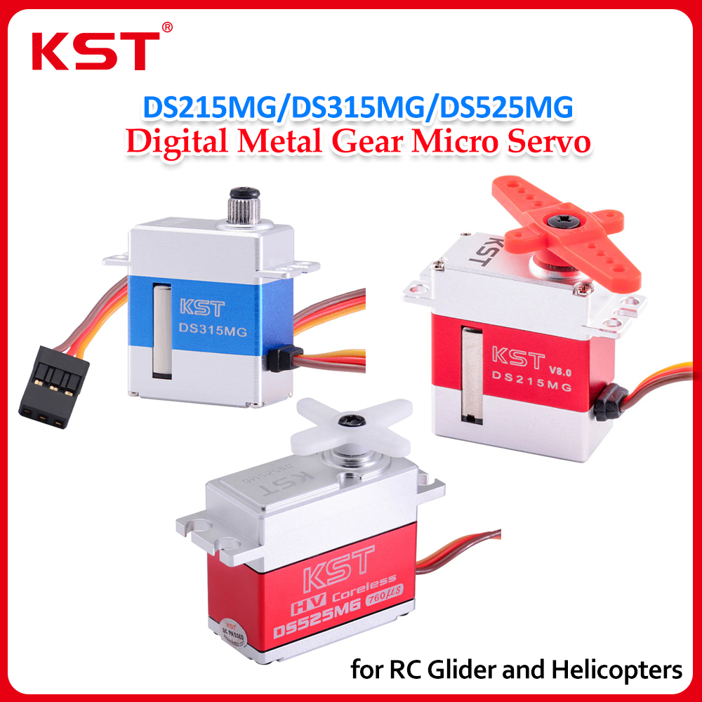Rc Helicopter Servo - KST DS215MG/ DS315MG /DS525MG V8.0 Servo
