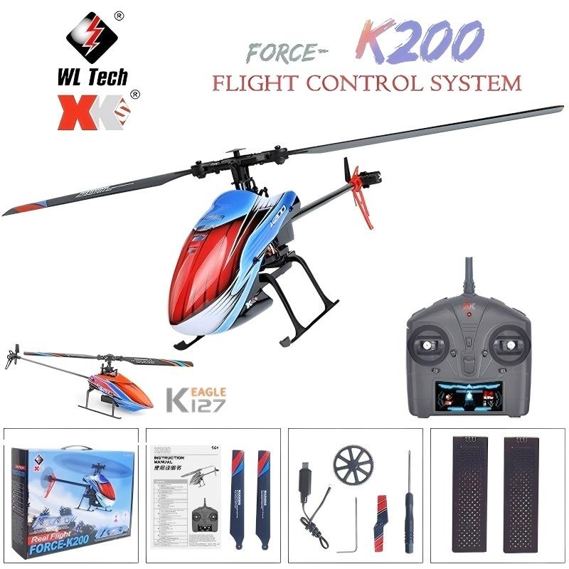 Rc Helicopter Single Rotor - WLtoys RC Helikopter K200 K127 2.4Ghz