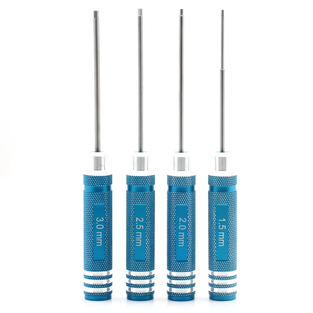 4 Buah Set Obeng Hex Lapisan T - Rc Helicopter Tool Kit ulasan dan harga