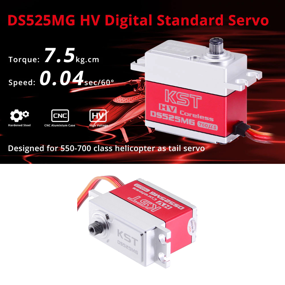 KST DS215MG/ DS315MG /DS525MG  - Rc Helicopter Servo ulasan dan harga